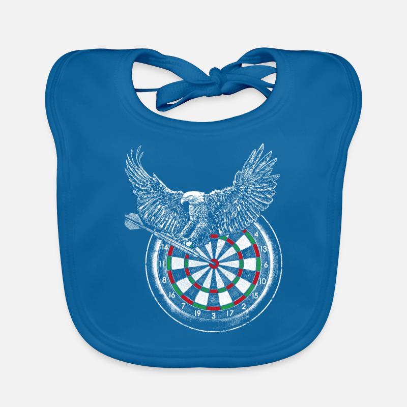 Eagle Bulls Eye Dart Darts Darts Dartboard Organic Baby Bibs