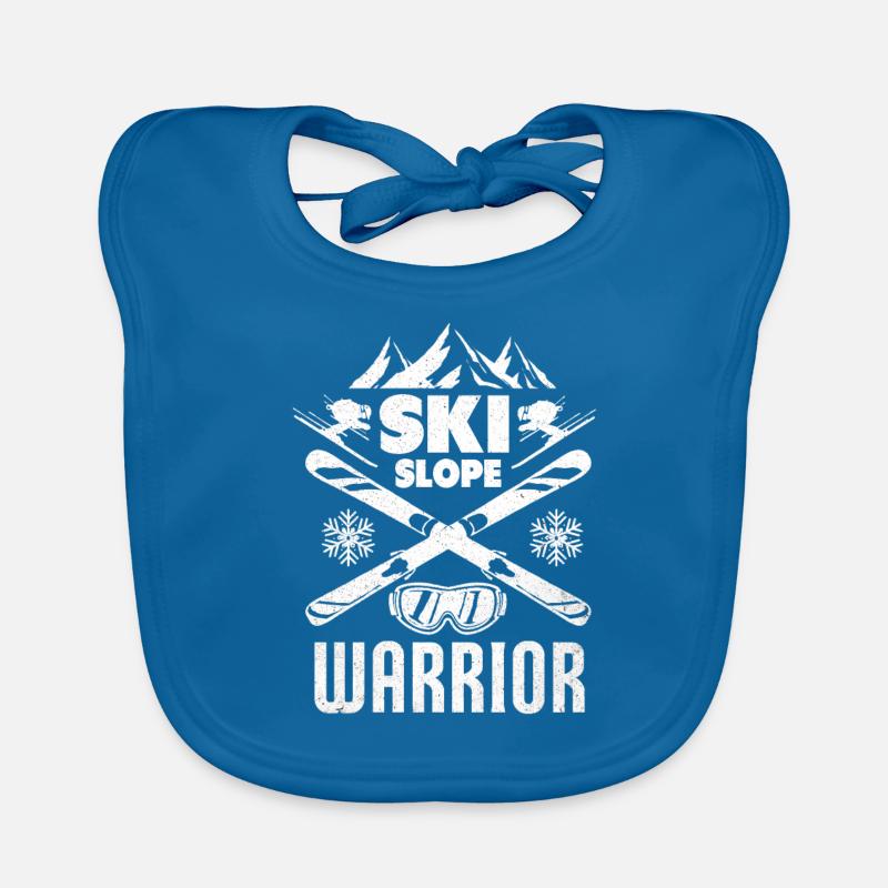 Ski Ski Ski Ski Ski Bavoir bio Bébé
