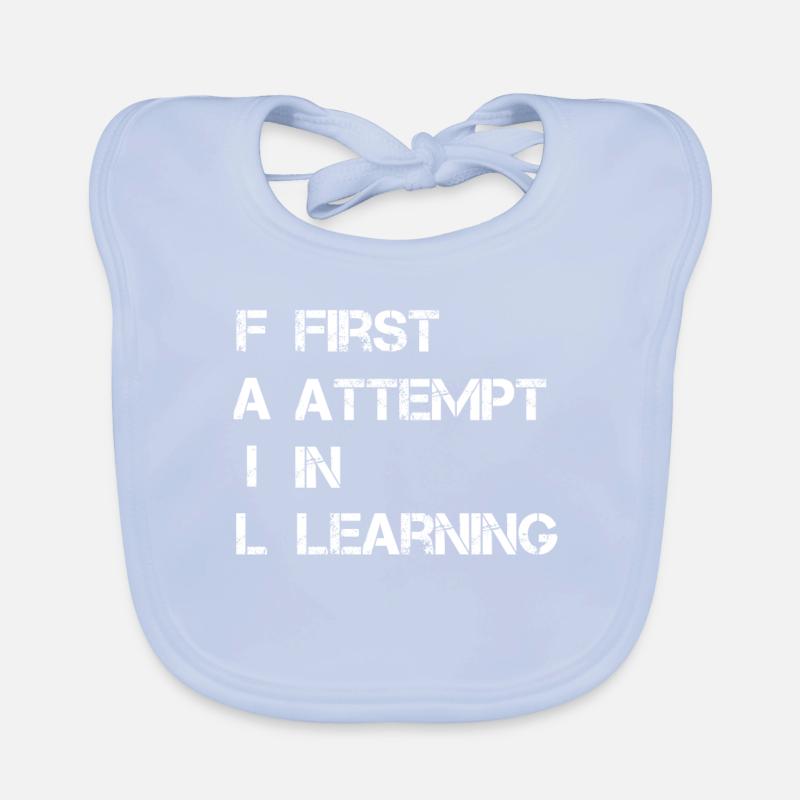 FAIL FIRST ATTEMPT IN LEARNING Baby Bio-Lätzchen