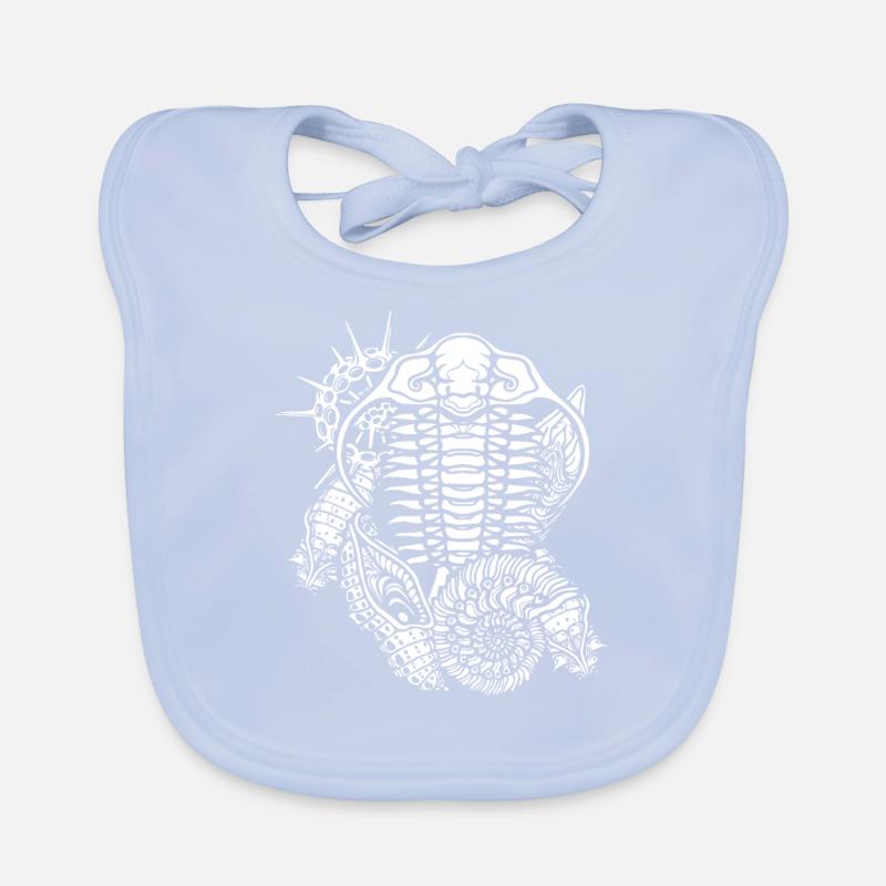 Fossils Stone Age Organic Baby Bibs