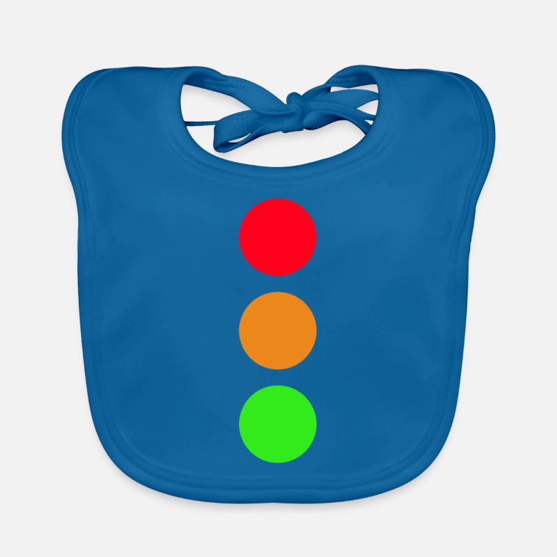 Traffic light Organic Baby Bibs