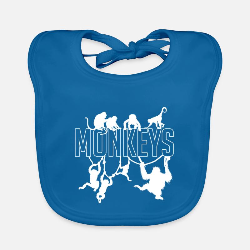 Apes Great apes Organic Baby Bibs