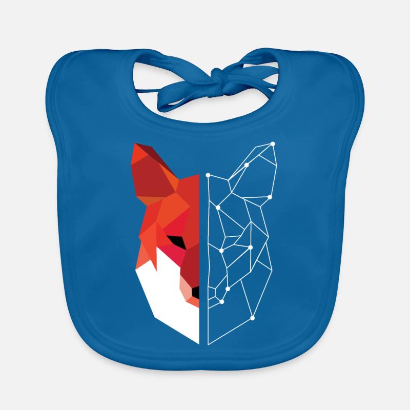 fuchs - Baby Bio-Lätzchen - Pfauenblau
