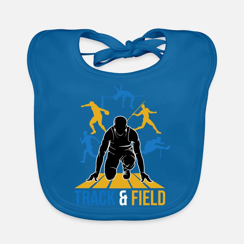 athlétisme Bavoir bio Bébé