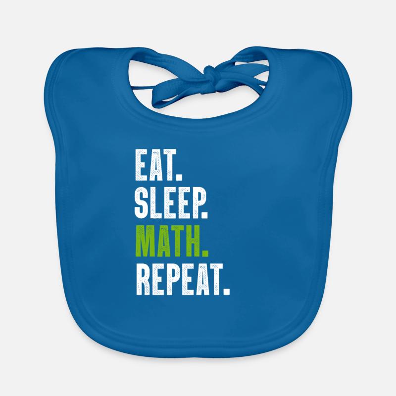 maths Organic Baby Bibs