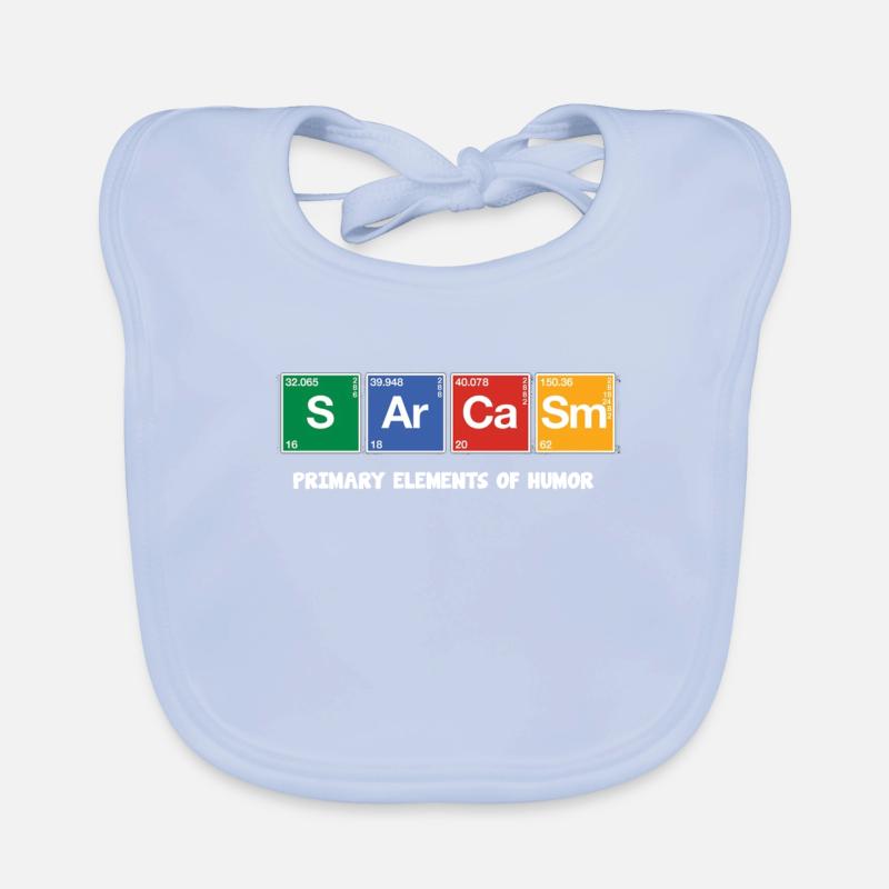 sarcasm Organic Baby Bibs