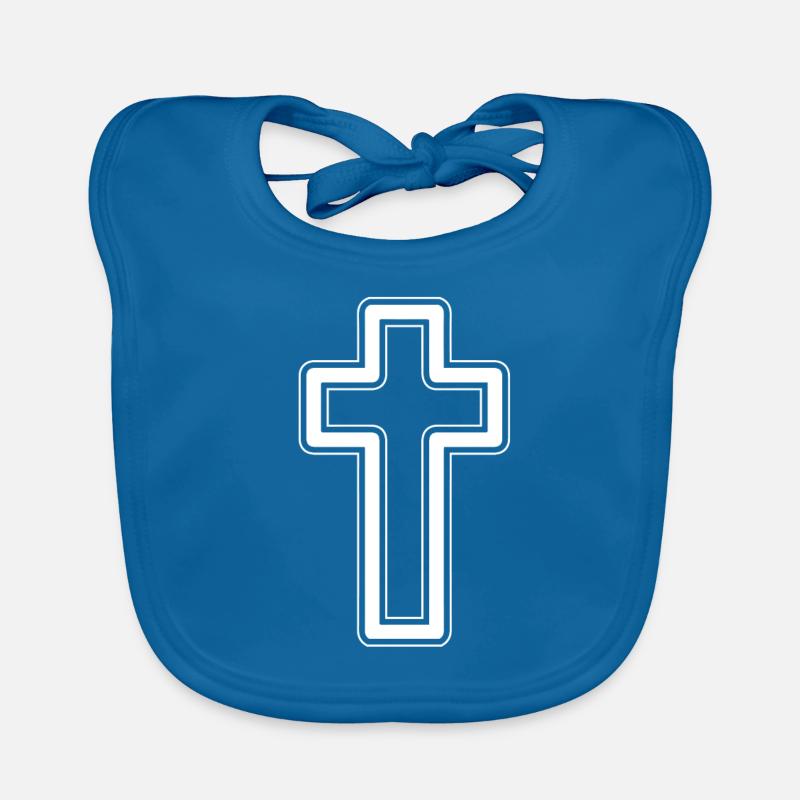 CROIX Bavoir bio Bébé