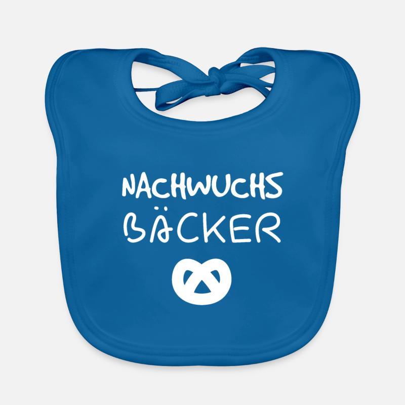 Nachwuchs Bäcker Geschenkidee Geburt backen Beruf Baby Bio-Lätzchen