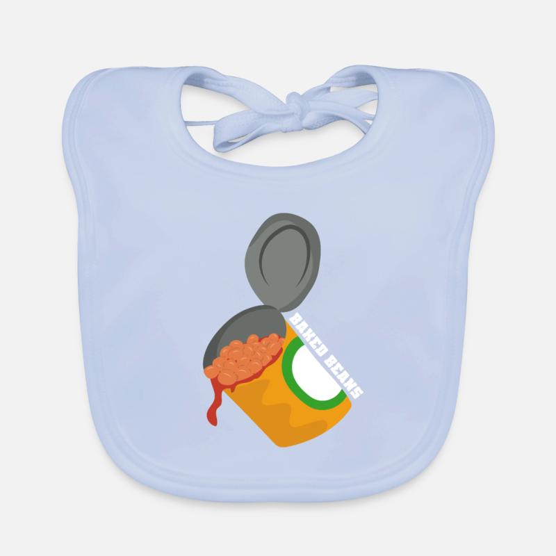 haricots en conserve Bavoir bio Bébé