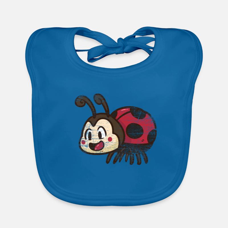 ladybug Organic Baby Bibs