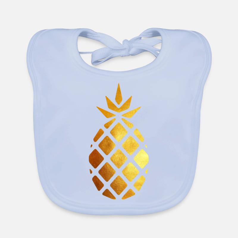 Pineapple Organic Baby Bibs