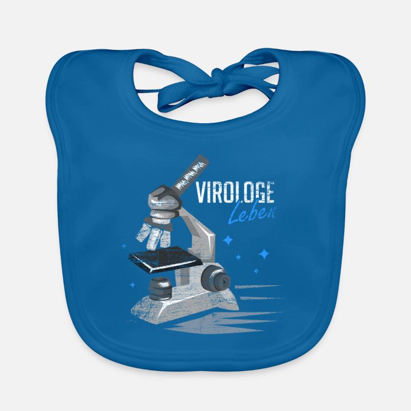 Virologist gift Organic Baby Bibs