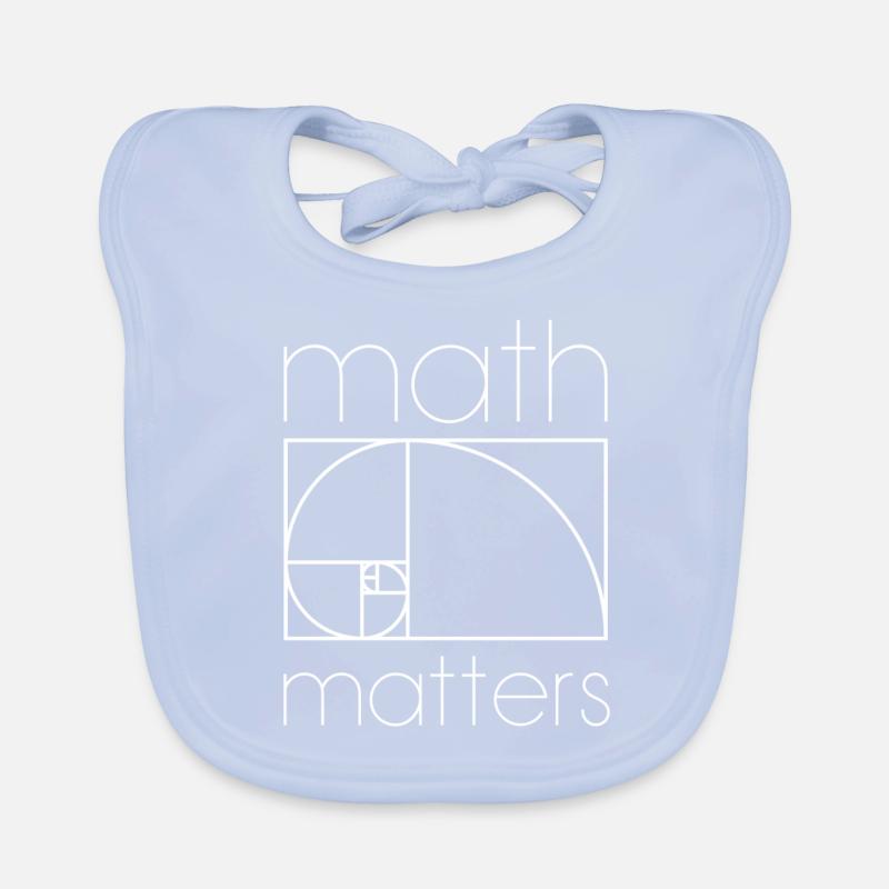 MATH MATTERS MATHEMATICS MATHEMATICS MATHEMATICS Bavoir bio Bébé