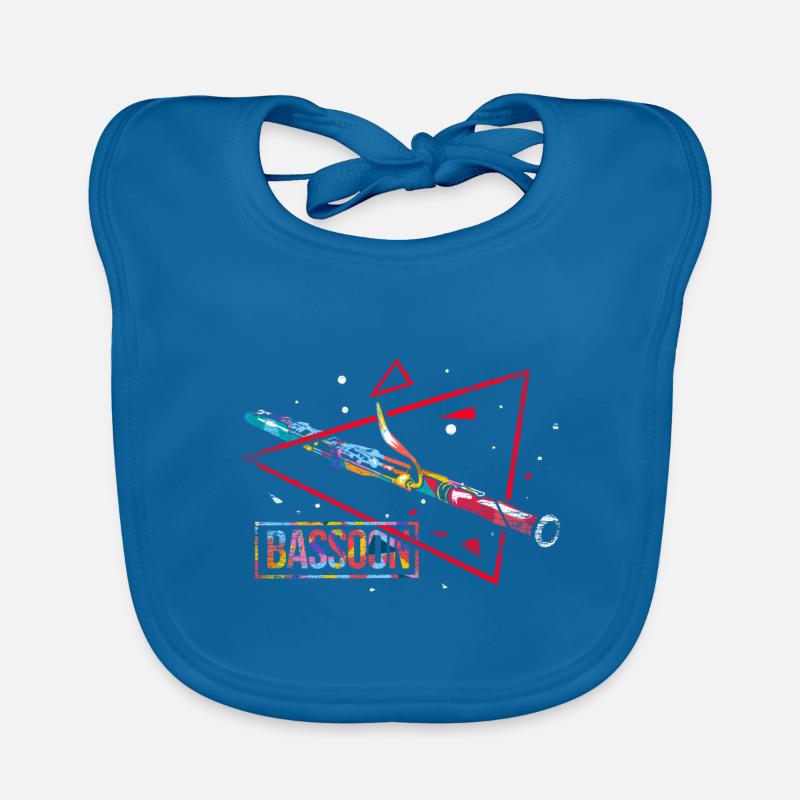 Bassoon polygon gift Organic Baby Bibs