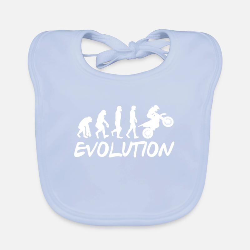 Évolution de la moto Bavoir bio Bébé