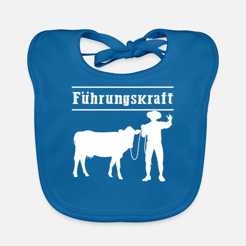 Executive farmer cow cows Organic Baby Bibs