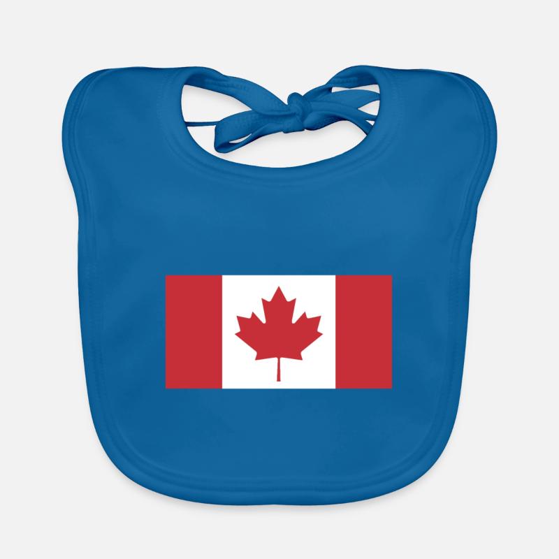 Drapeau du Canada, drapeau du Canada Bavoir bio Bébé