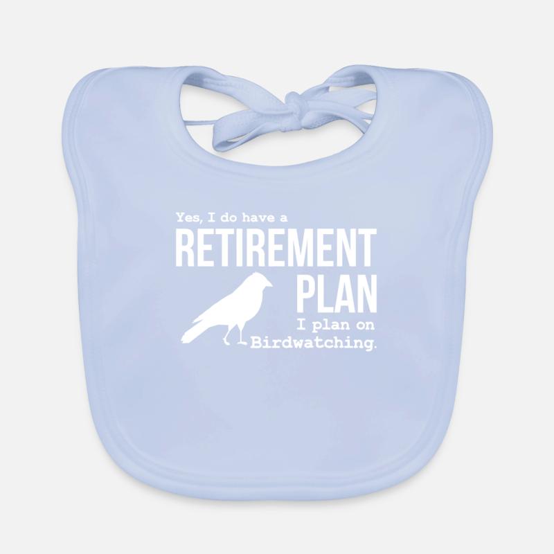 Bird watching, Birding, Funny Items Organic Baby Bibs