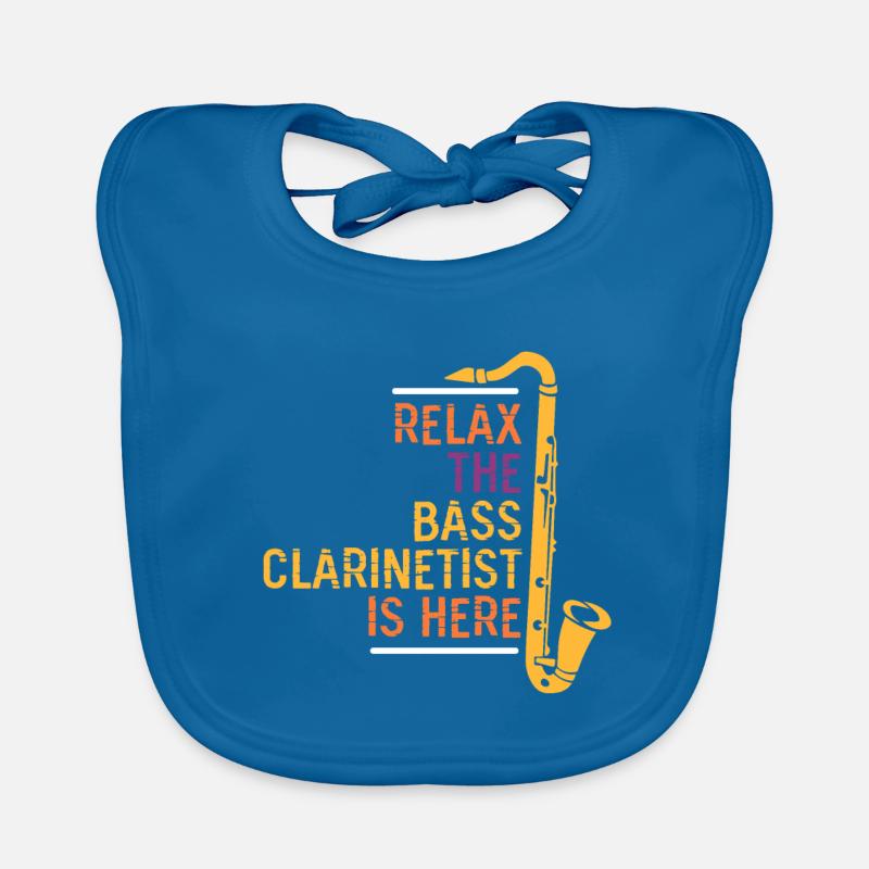 Clarinette basse Bavoir bio Bébé