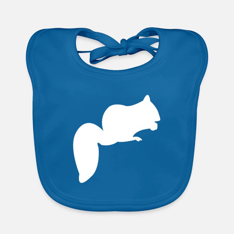 tree squirrels Organic Baby Bibs
