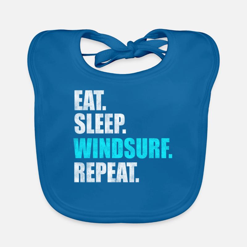 Windsurffer Windsurffer Windsurfing cadeau Bavoir bio Bébé