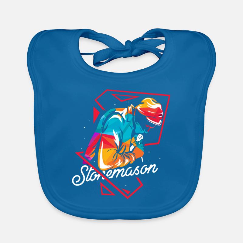 Polygone de tailleur de pierre Bavoir bio Bébé