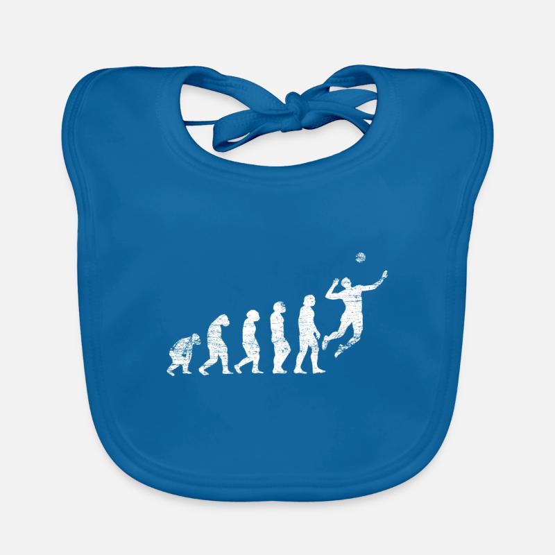 Volleyball Evolution Bavoir bio Bébé