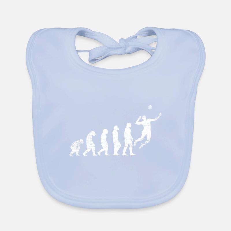 Evolution volleyball Organic Baby Bibs