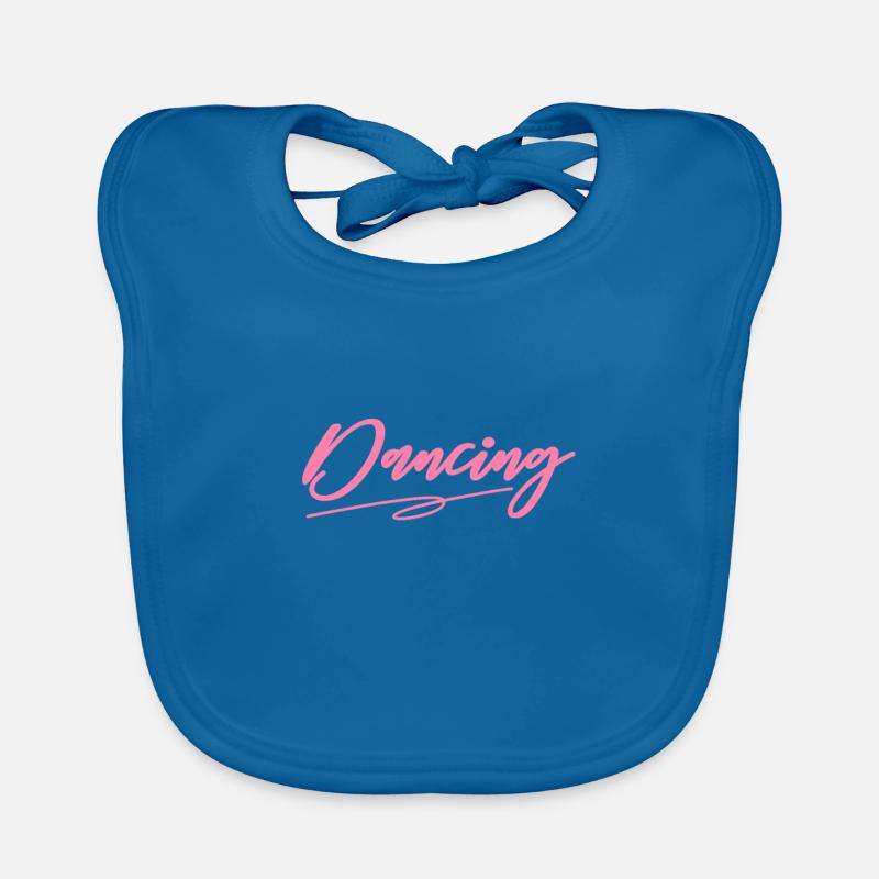 Dancing Dancer Dance School Dance Dancer Organic Baby Bibs