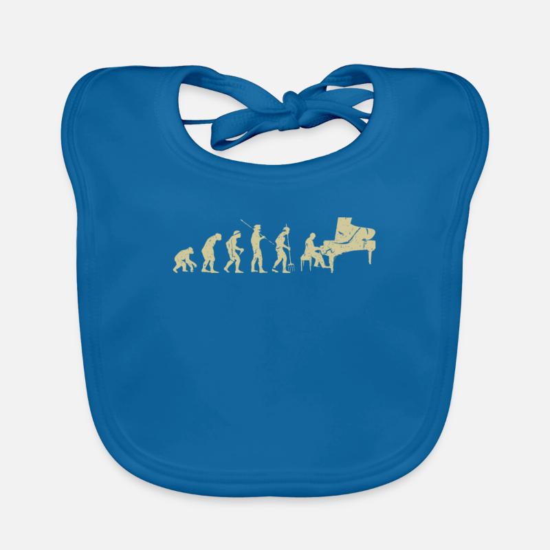 Piano Evolution Organic Baby Bibs