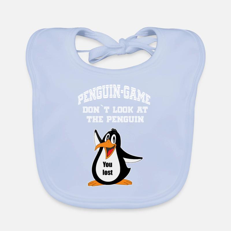 Pinguin-Game Baby Bio-Lätzchen