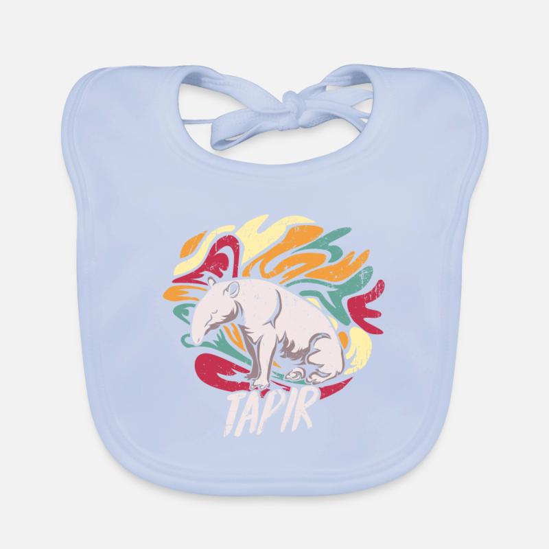 Tapire Geschenk Baby Bio-Lätzchen