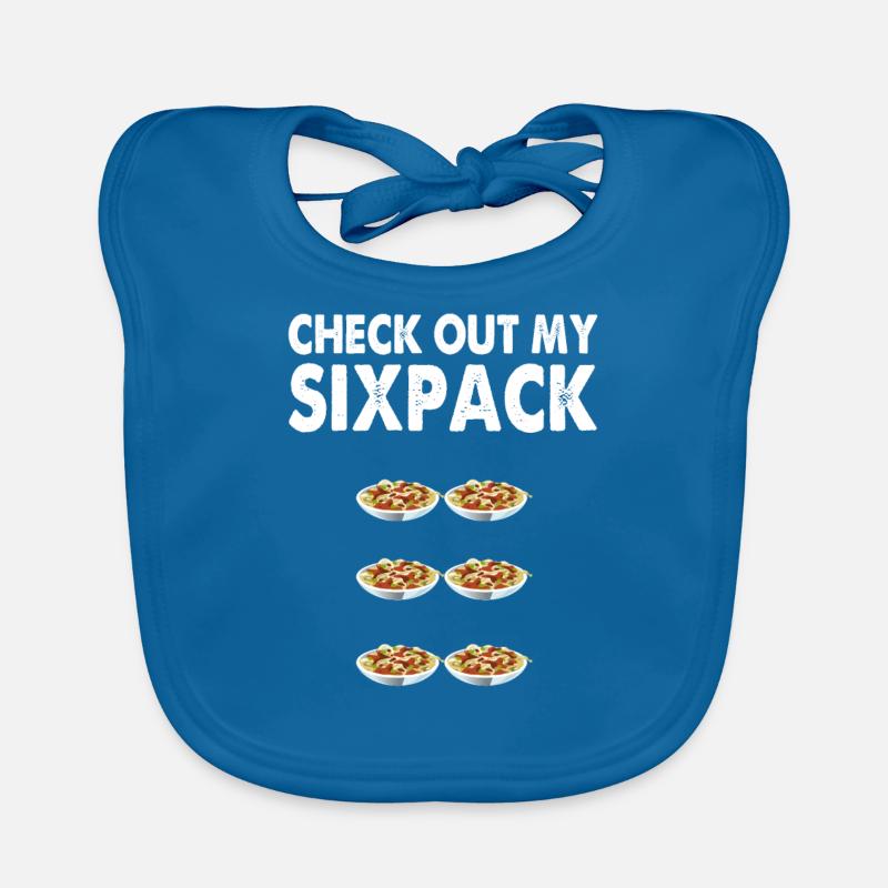 Pâtes Sixpack Bavoir bio Bébé