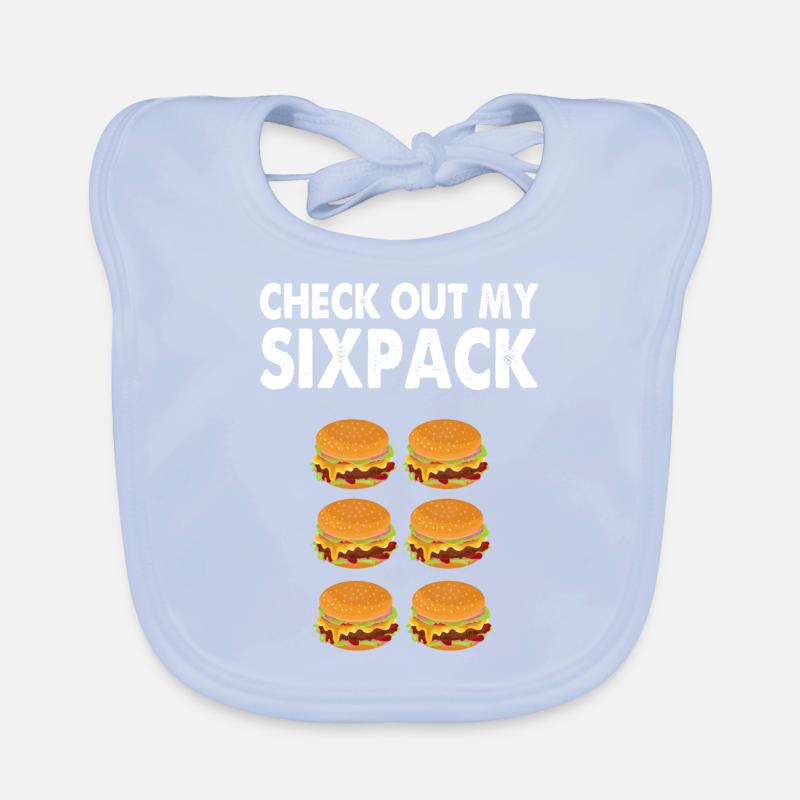 Burger Sixpack Baby Bio-Lätzchen