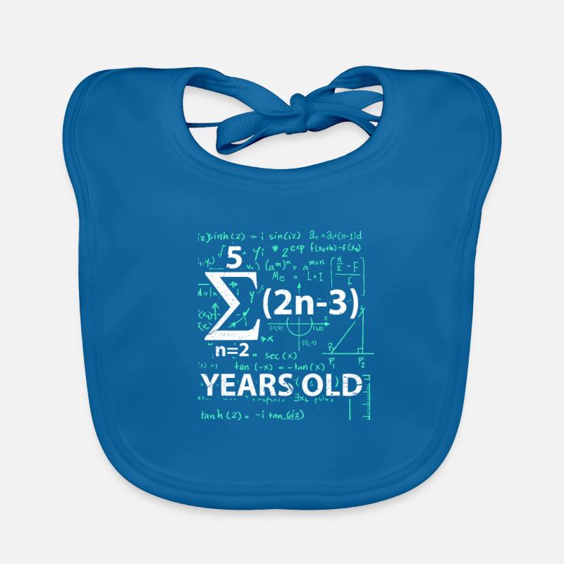 16. Geburtstag Mathe Baby Bio-Lätzchen