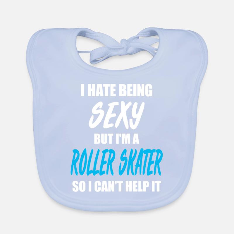 Roller-skating Organic Baby Bibs