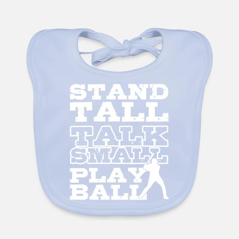 baseball Organic Baby Bibs