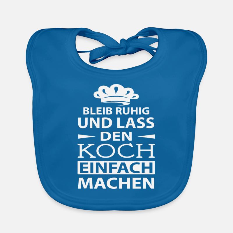 Funny cook Gift LET THE COOK MAKE Organic Baby Bibs