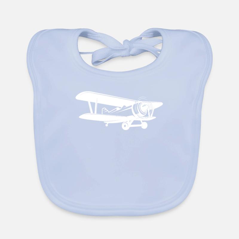 Avion Propeller T-shirt double-plan Bavoir bio Bébé