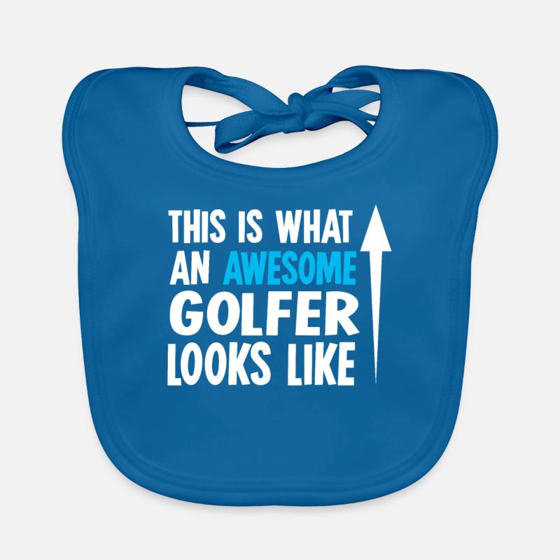 Golf golfen Baby Bio-Lätzchen
