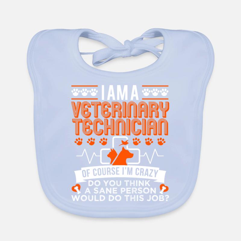 Vet Tech Veterinary Technician Baby Bio-Lätzchen