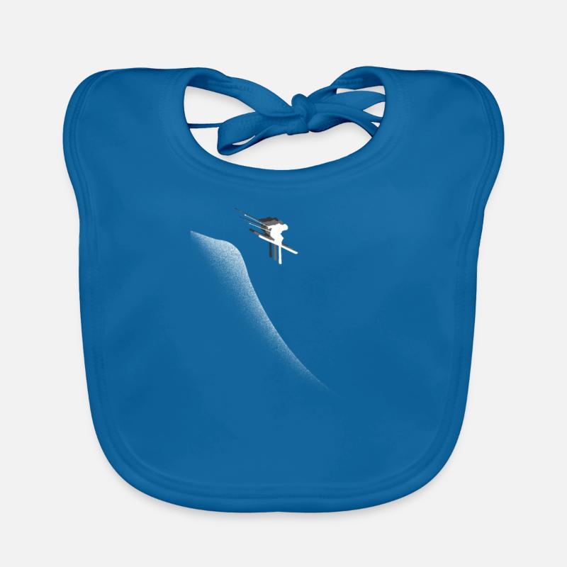 cool freeski gift Organic Baby Bibs