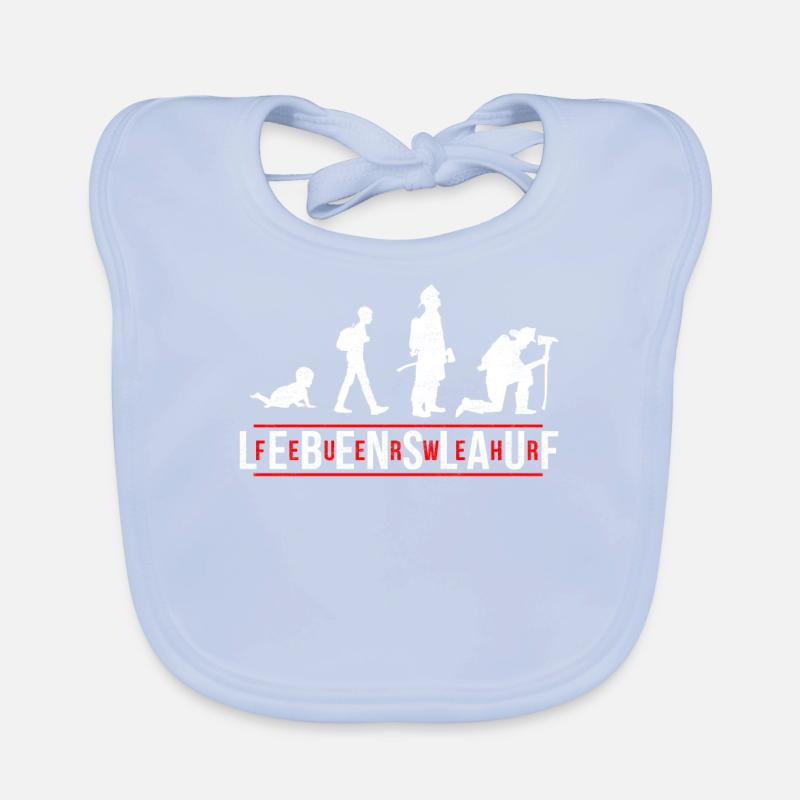 Feuerwehr Lebenslauf Evolution Baby Bio-Lätzchen