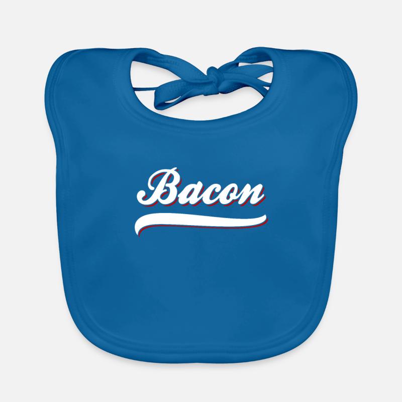 Bacon jambon bacon Bavoir bio Bébé