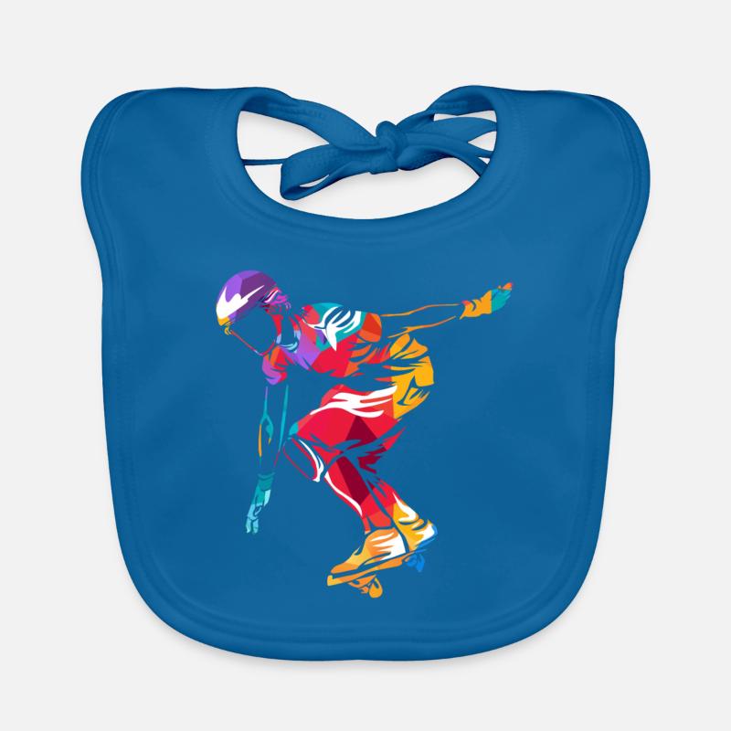 Polygone Waveboarden Bavoir bio Bébé