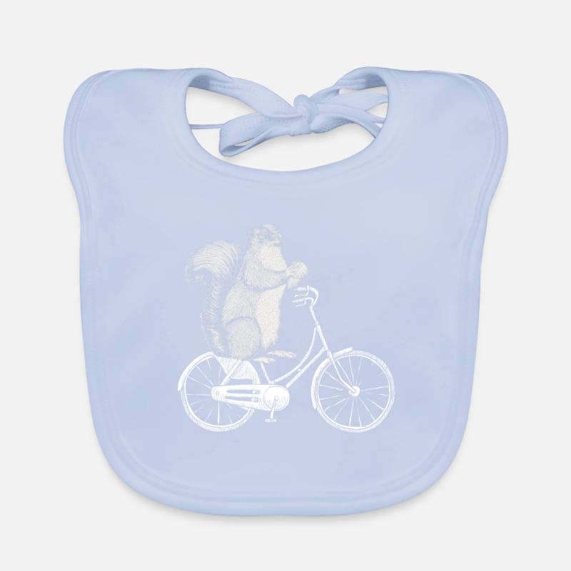 Vélo d'écureuil Bavoir bio Bébé