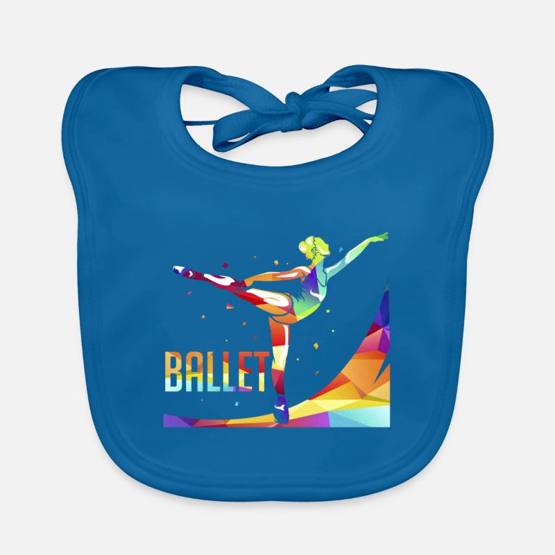 Polygone de ballet Bavoir bio Bébé