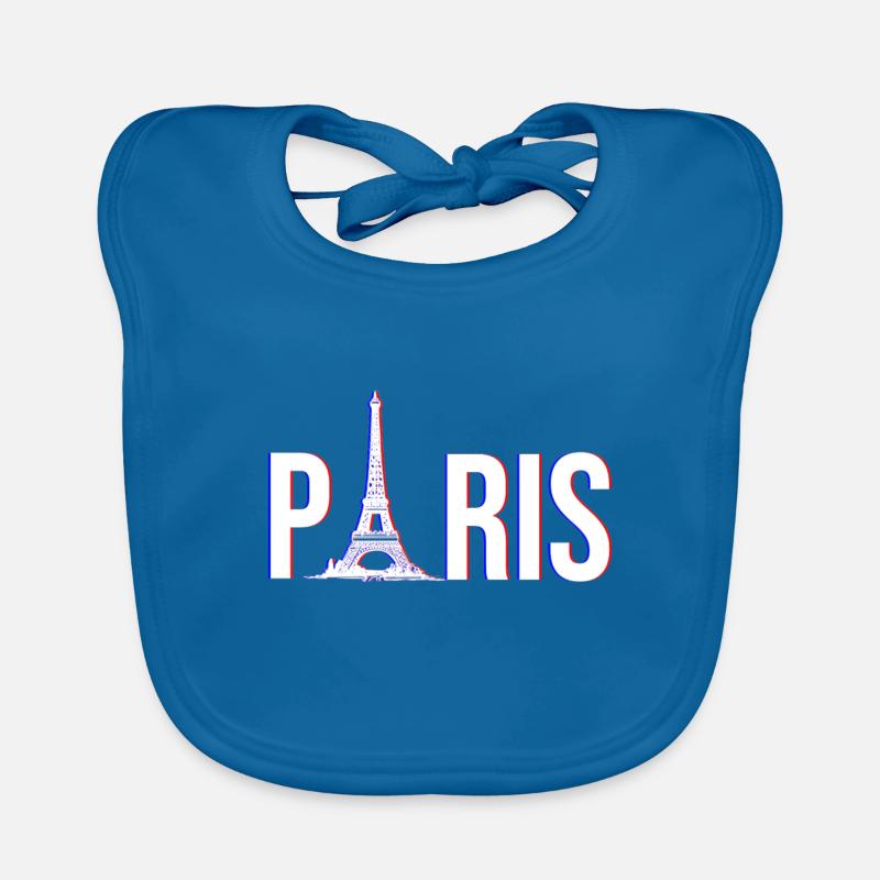 Paris Eiffel Tower Organic Baby Bibs
