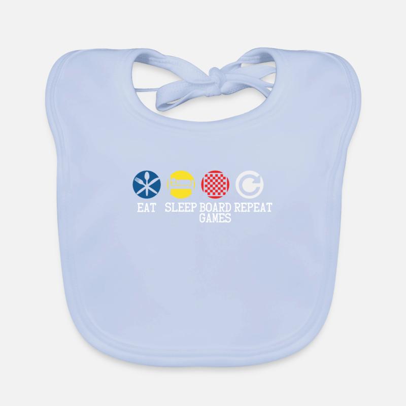 Brettspiele Baby Bio-Lätzchen