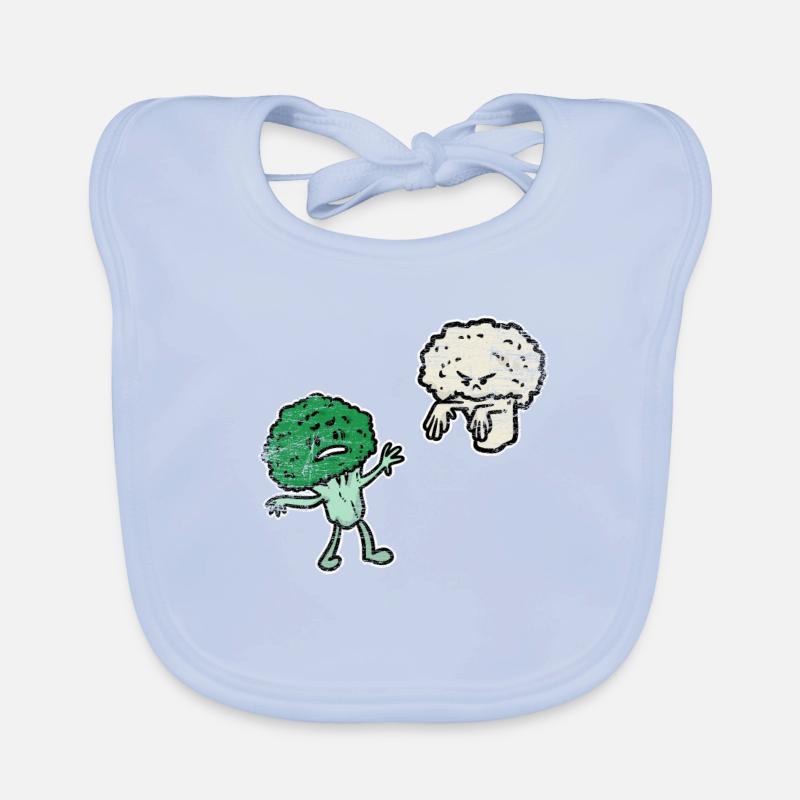 Broccoli cauliflower Organic Baby Bibs